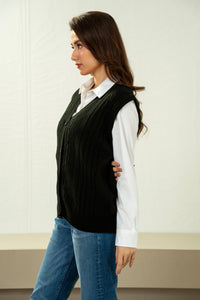 STYLIZED BUTTON DOWN CARDIGAN