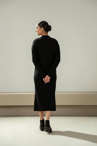 STYLIZED YARN DYED DRESS