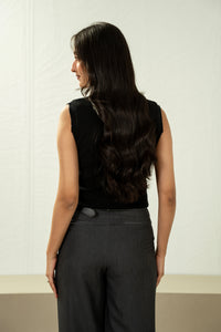 STYLIZED TURTLE NECK PULLOVER