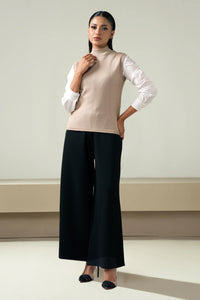 STYLIZED TURTLE NECK PULLOVER