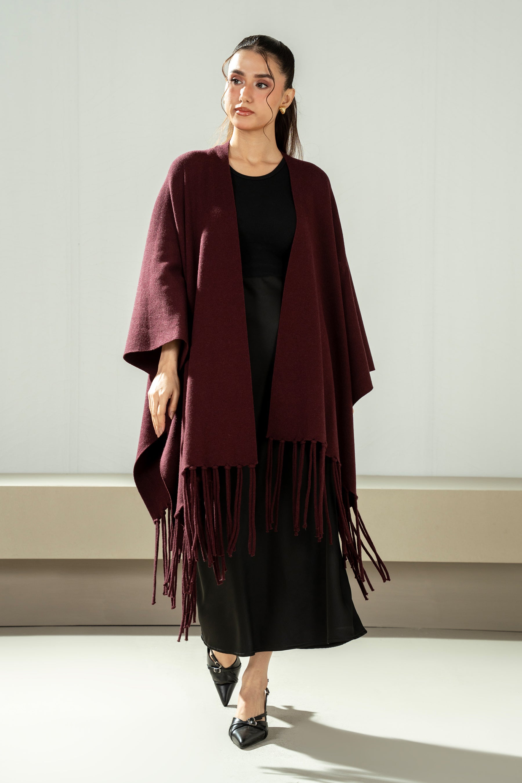 Fox cape shawl yv31736