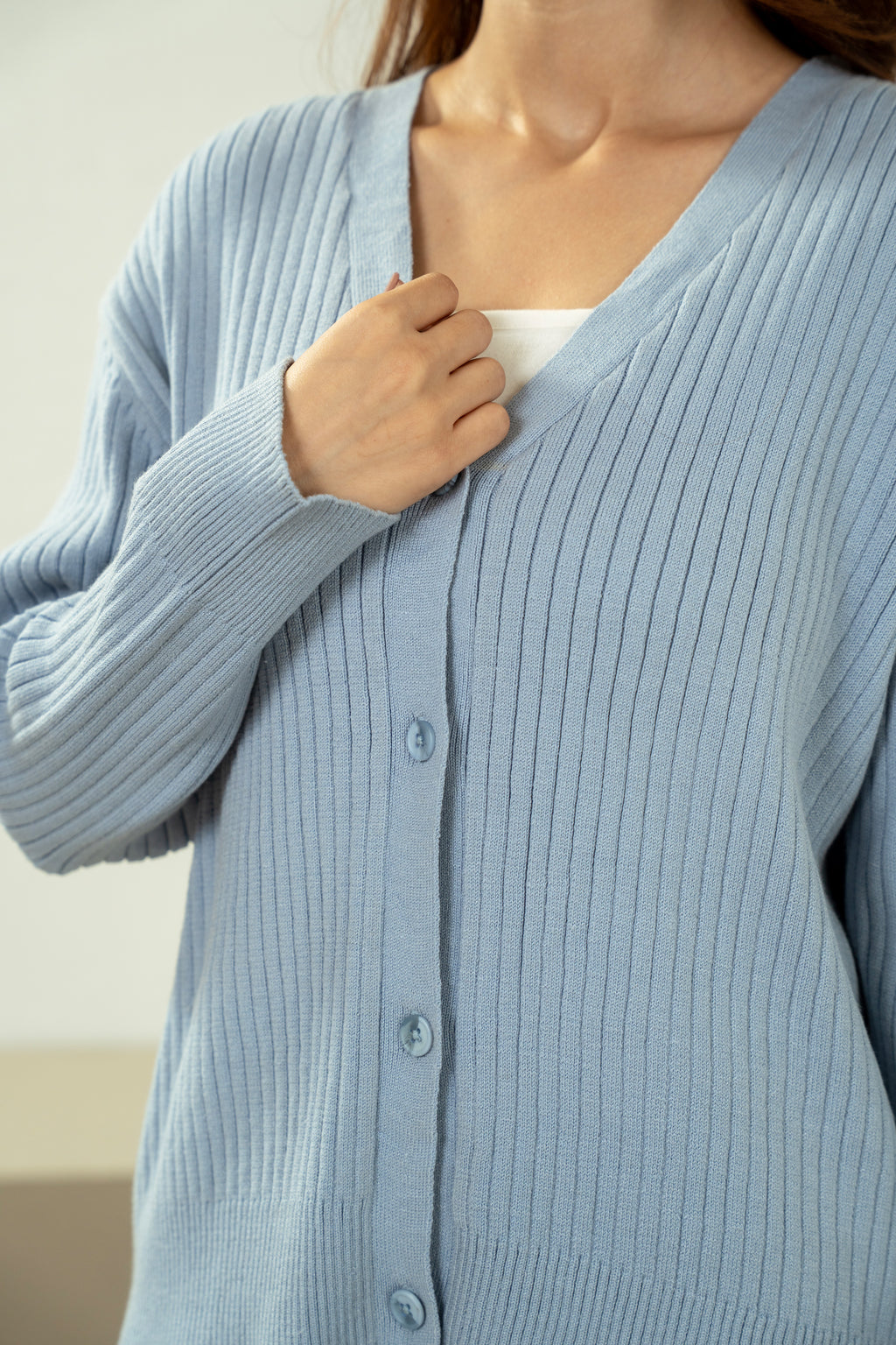 STYLIZED BUTTON DOWN CARDIGAN