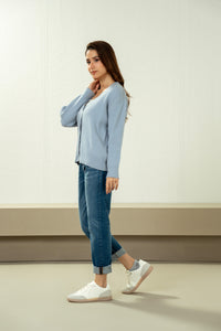 STYLIZED BUTTON DOWN CARDIGAN