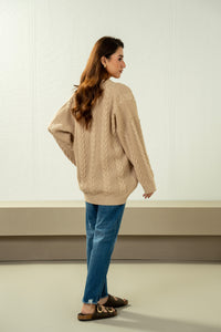 STYLIZED BUTTON DOWN CARDIGAN