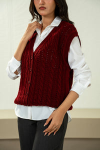 STYLIZED BUTTON DOWN CARDIGAN