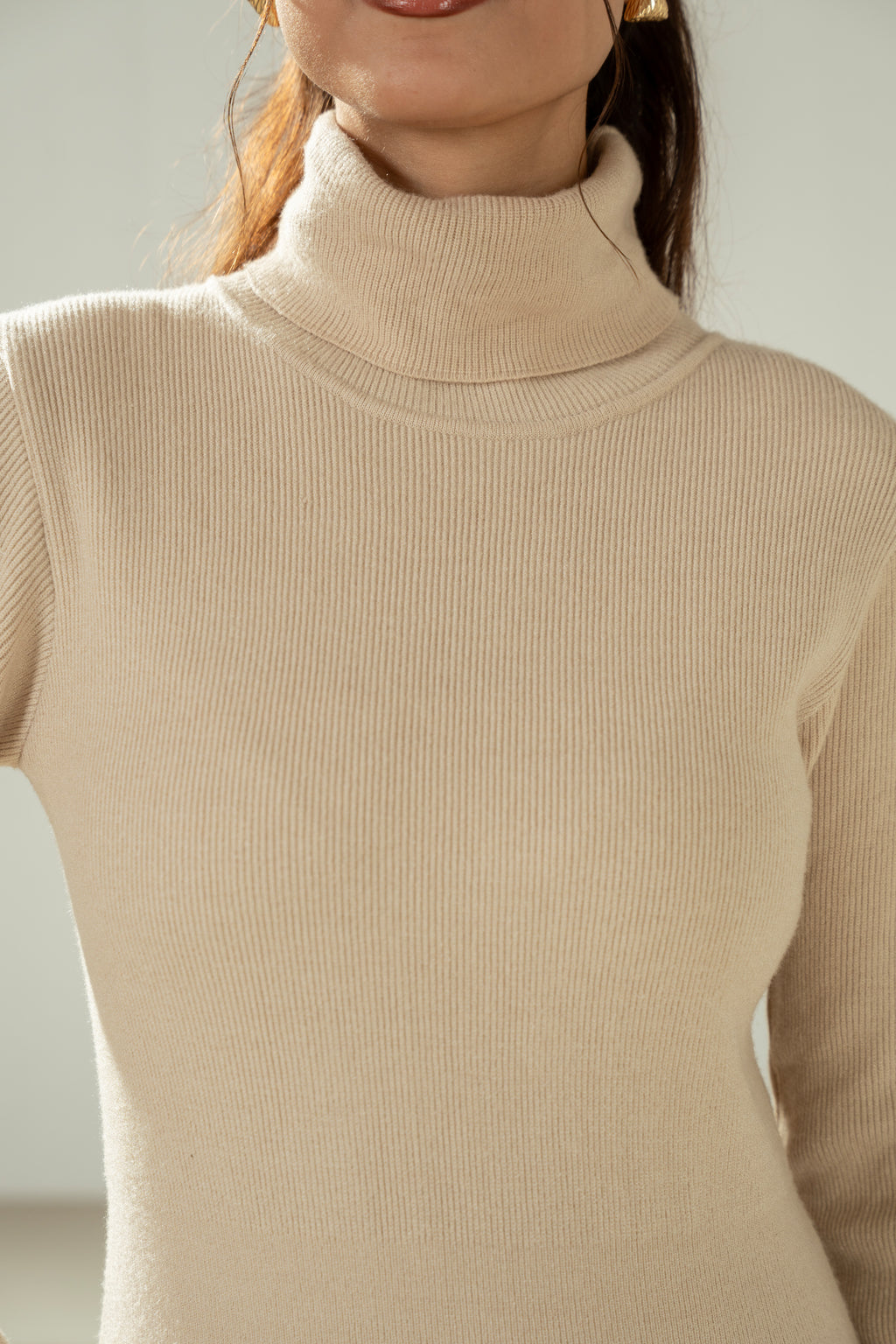 STYLIZED YARN DYED DRESS