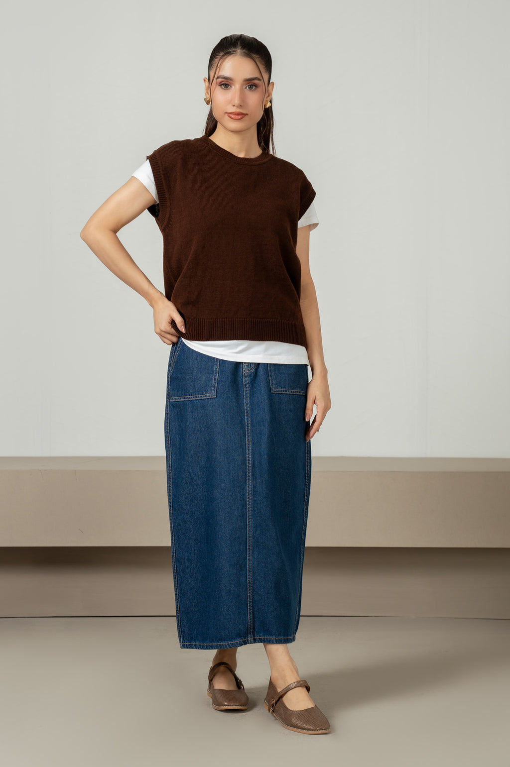 STYLIZED PULLOVER SWEATER