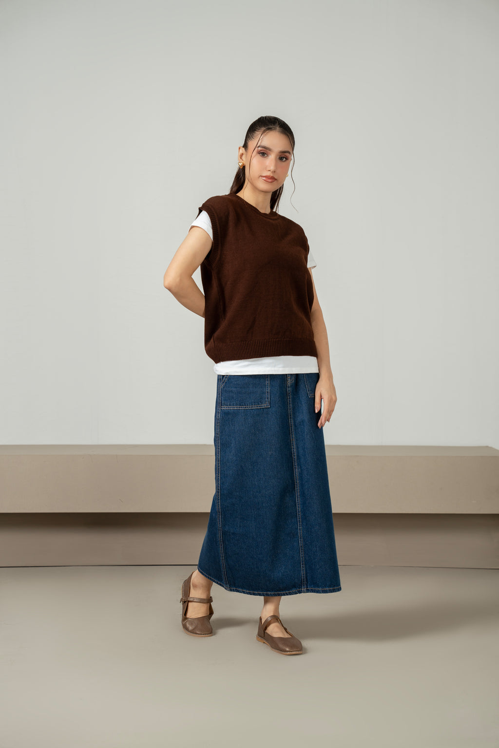 STYLIZED PULLOVER SWEATER