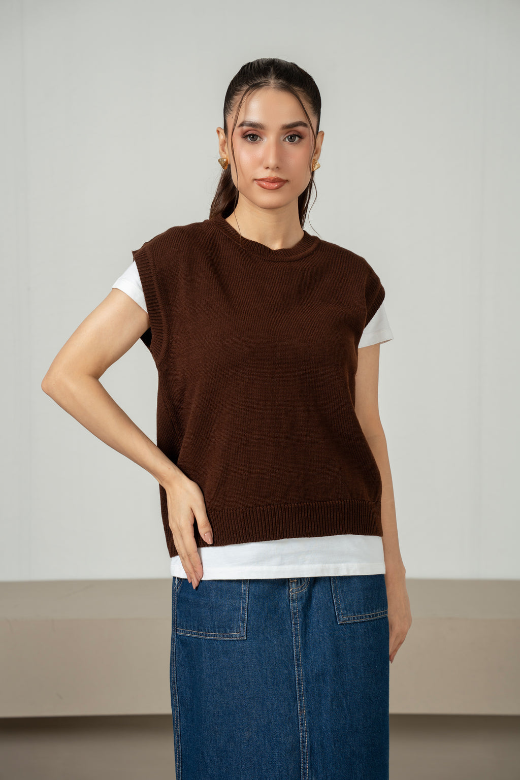 STYLIZED PULLOVER SWEATER