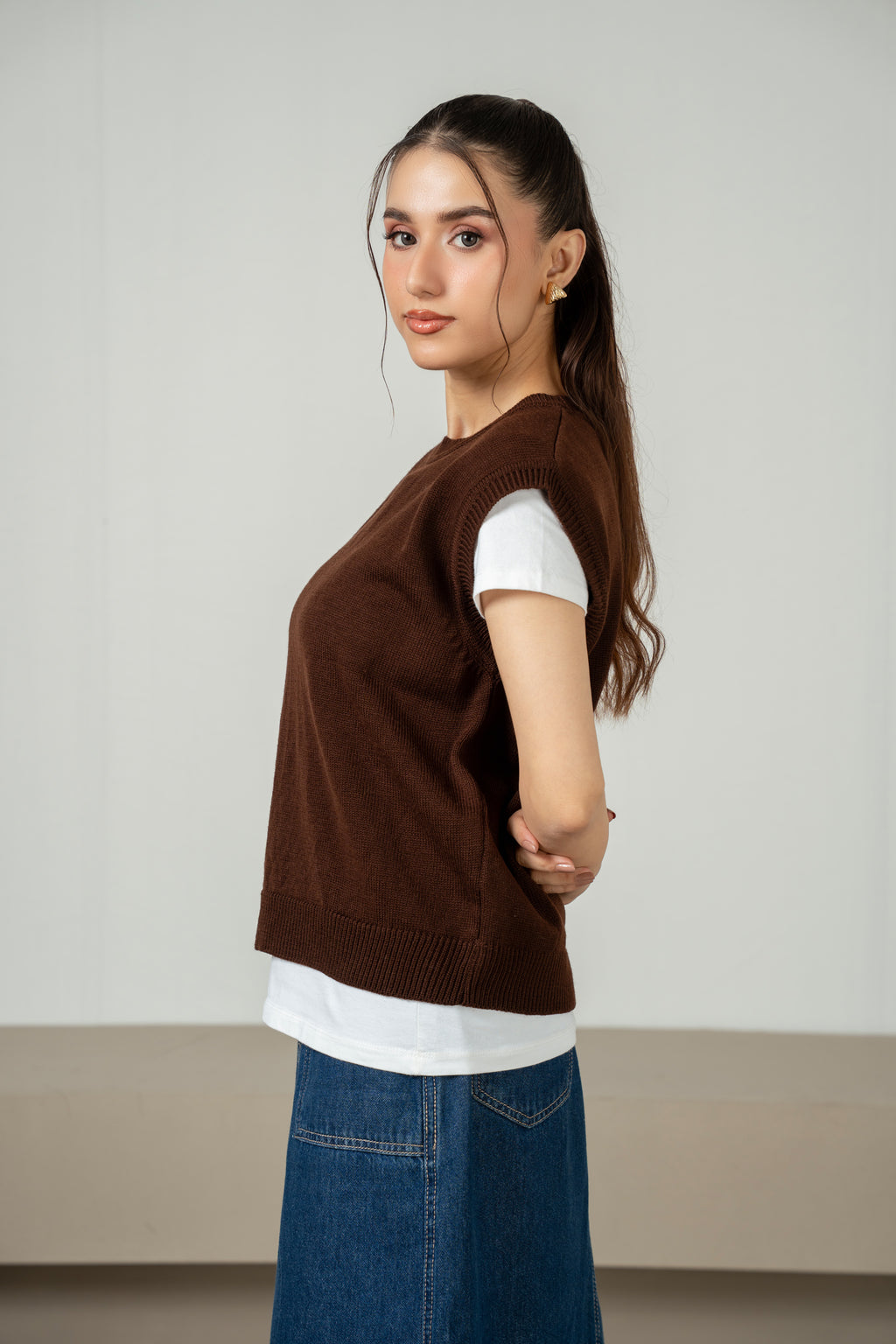 STYLIZED PULLOVER SWEATER