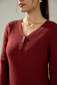 STYLIZED YARN DYED DRESS