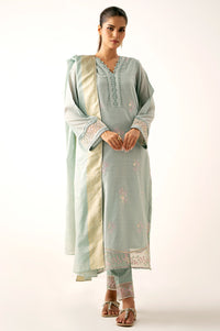 UNSTITCHED EMBROIDERED SUIT