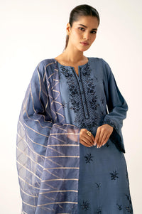 UNSTITCHED EMBROIDERED SUIT