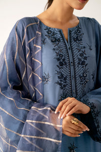 UNSTITCHED EMBROIDERED SUIT