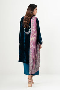 EMBROIDERED VELVET SUIT