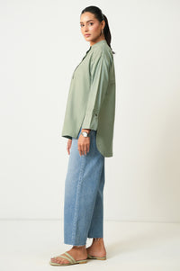 Stitched 1 Piece Stylized Dobby Solid Top