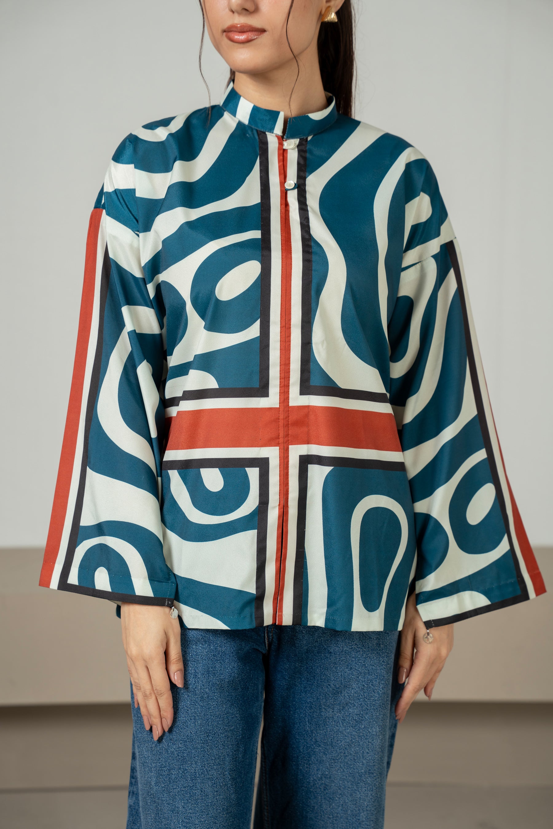 DIGITAL PRINTED FUSION TOP