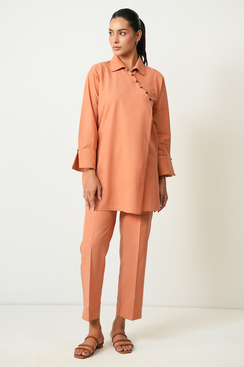 Stylized Dobby Co-Ord Set
