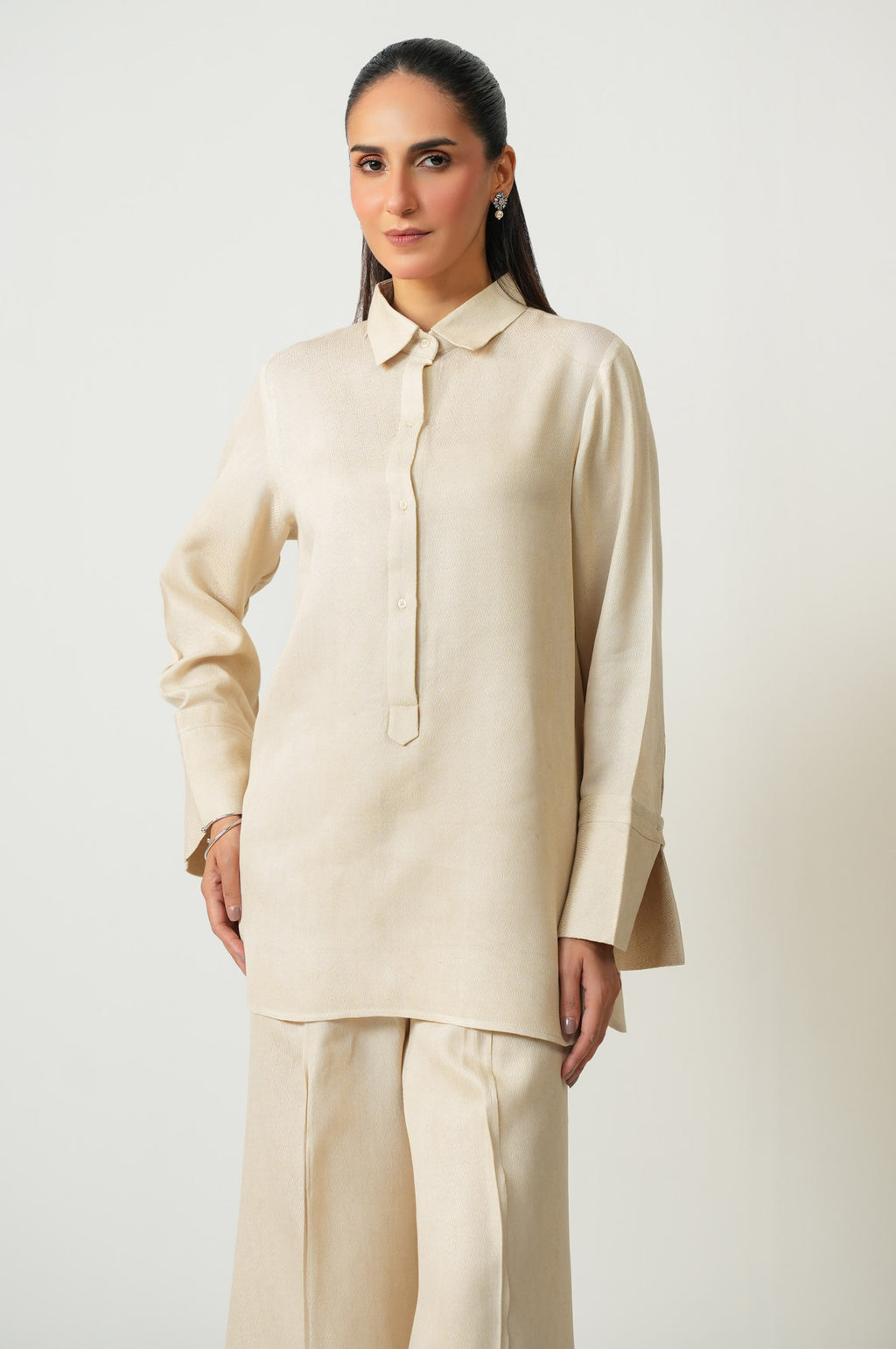 Stylized Dobby Co-Ord Set