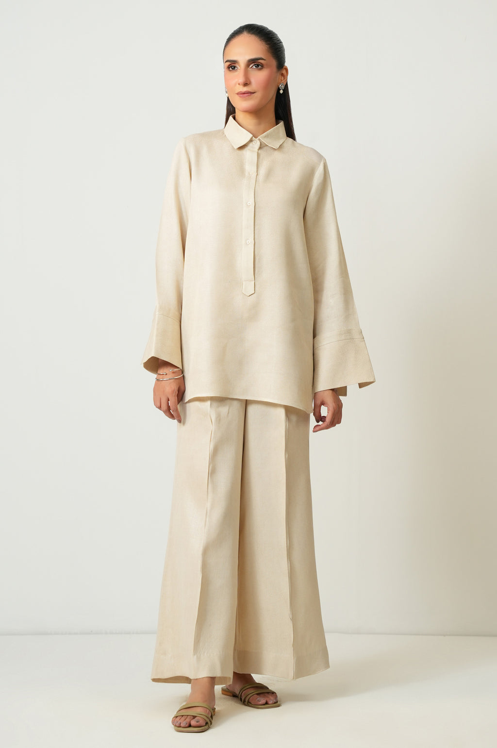 Stylized Dobby Co-Ord Set