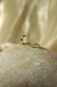 Golden-Plated Stud Earrings
