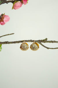 Golden-Plated Twist Hoop Earrings