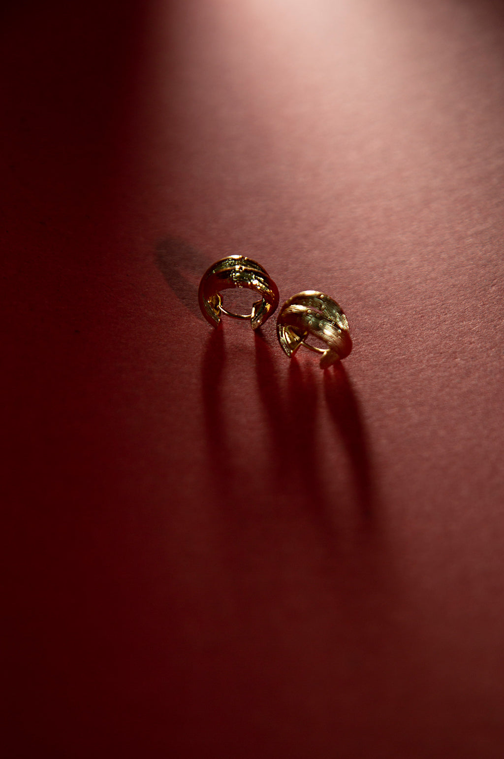 Gold-Plated Knot Earrings