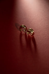 Gold-Plated Knot Earrings