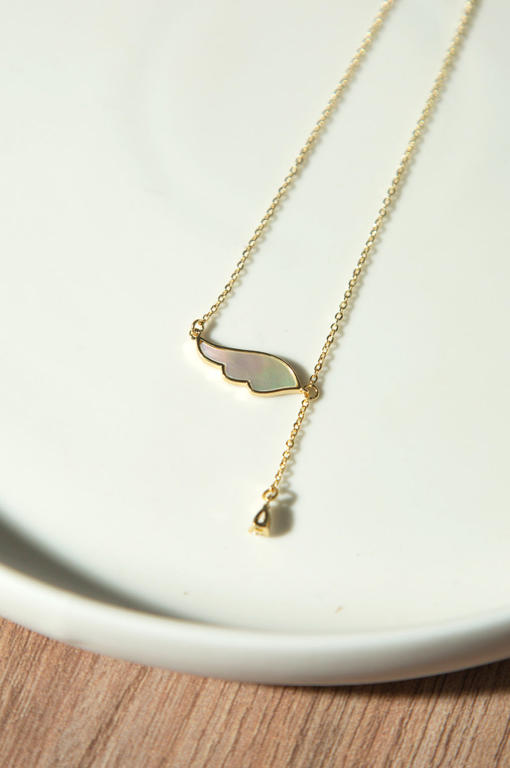 White CZ Pearl Locket With Chain