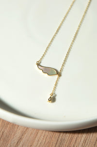 White CZ Pearl Locket With Chain