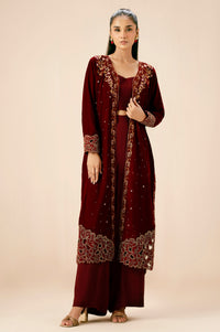 EMBROIDERED VELVET JACKET