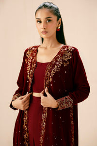EMBROIDERED VELVET JACKET