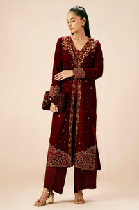 EMBROIDERED VELVET JACKET