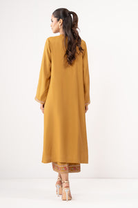 Stitched 2 Piece Embroidered Raw Silk Suit