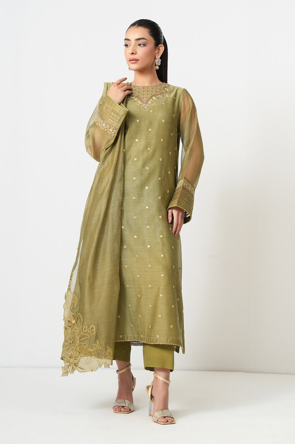 EMBROIDERED SUIT