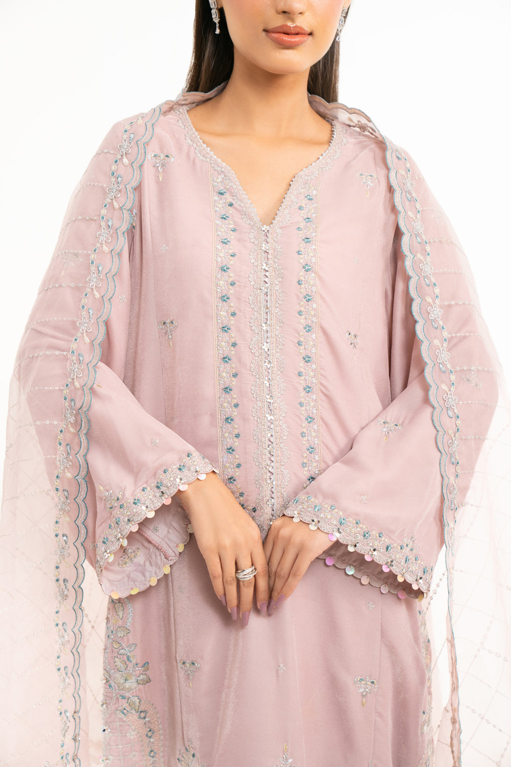 EMBROIDERED VELVET SUIT