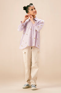 EMBROIDERED TOP