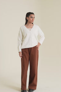 Button Down Sweater Full Sleeves