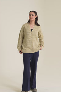 Button Down Sweater Full Sleeves
