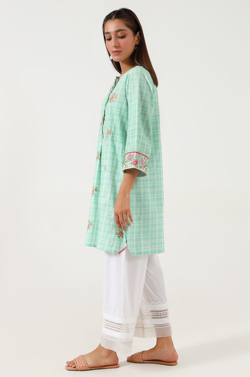 Stitched 1 Piece Embroidered Lawn Shirt