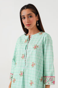 Stitched 1 Piece Embroidered Lawn Shirt