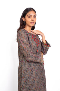 Unstitched 1 Piece Embroidered Khaddar Shirt