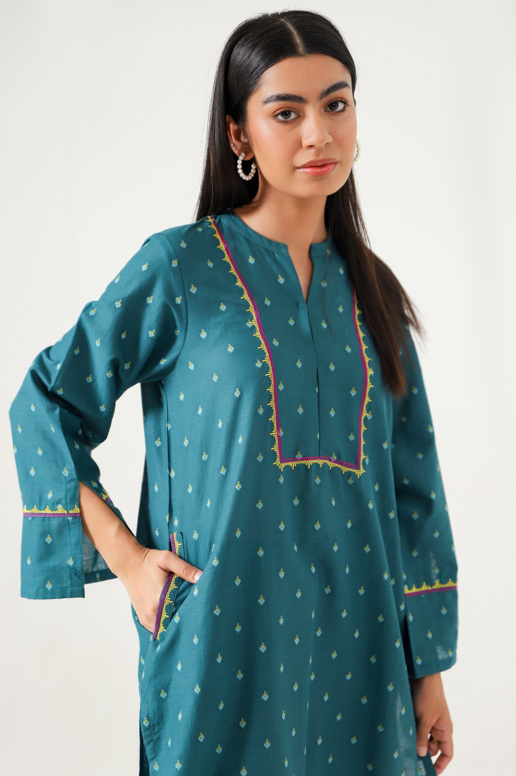 sachin and babi light blue dress Pyret SS26