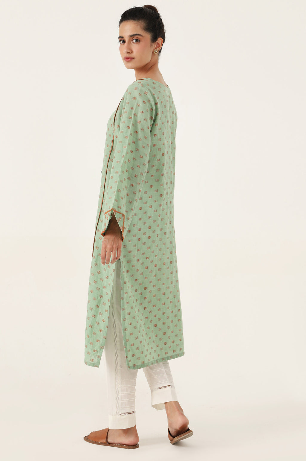 Stitched 1 Piece Stylized Jacquard Shirt