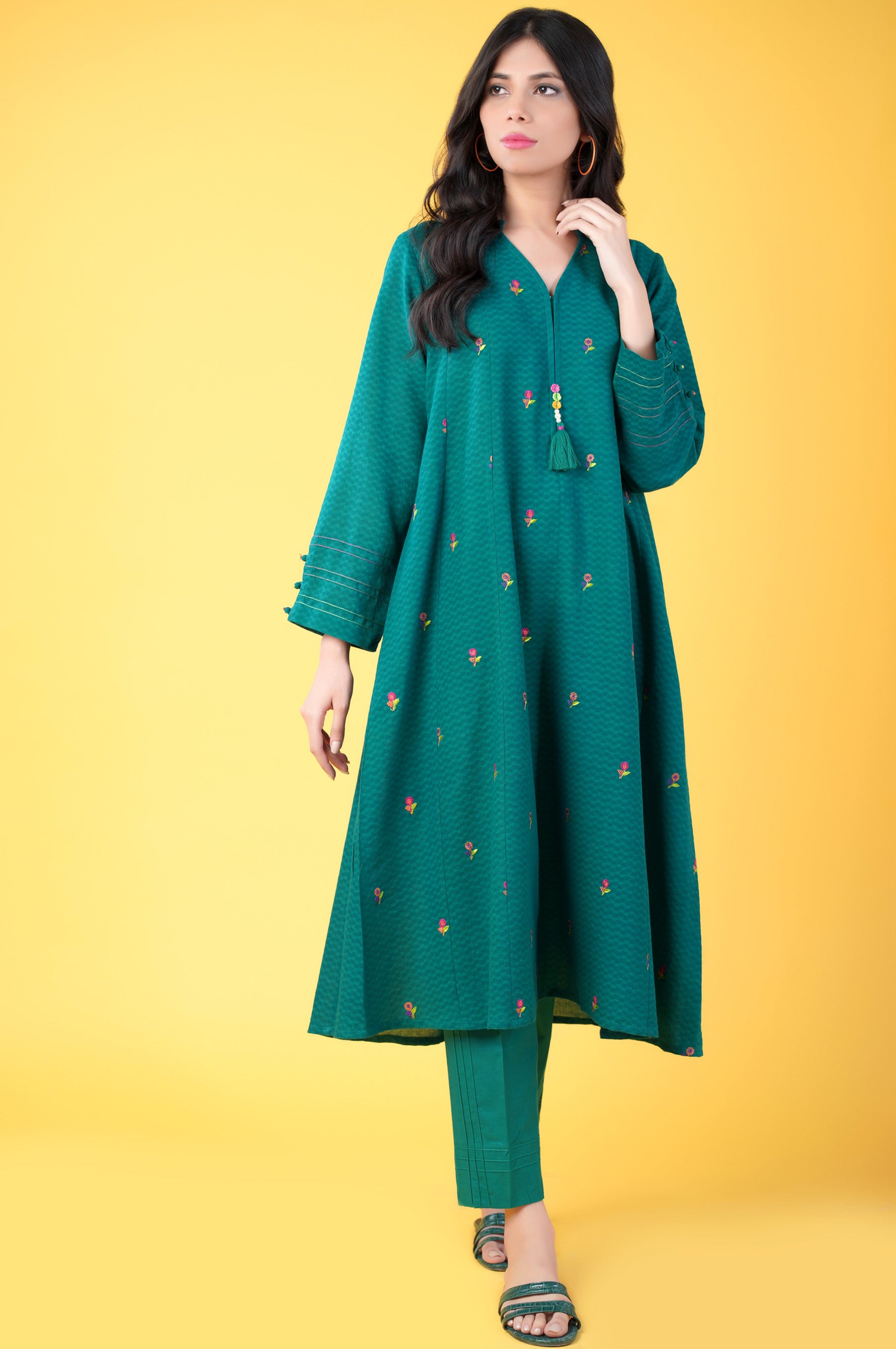 Stitched 2 piece Dobby Jacquard Suit