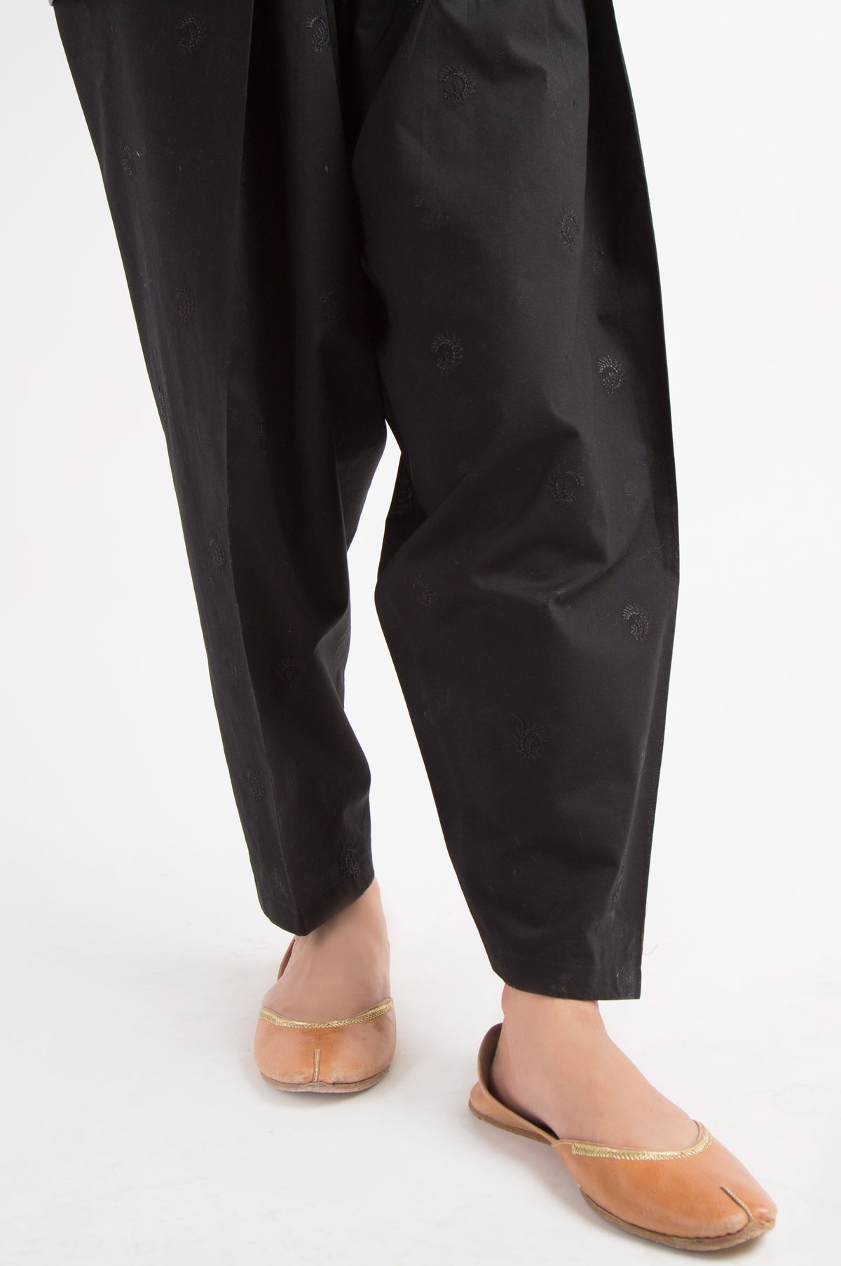Embroidered Shalwar - Black