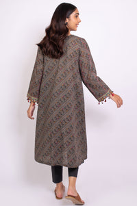 Unstitched 1 Piece Embroidered Khaddar Shirt