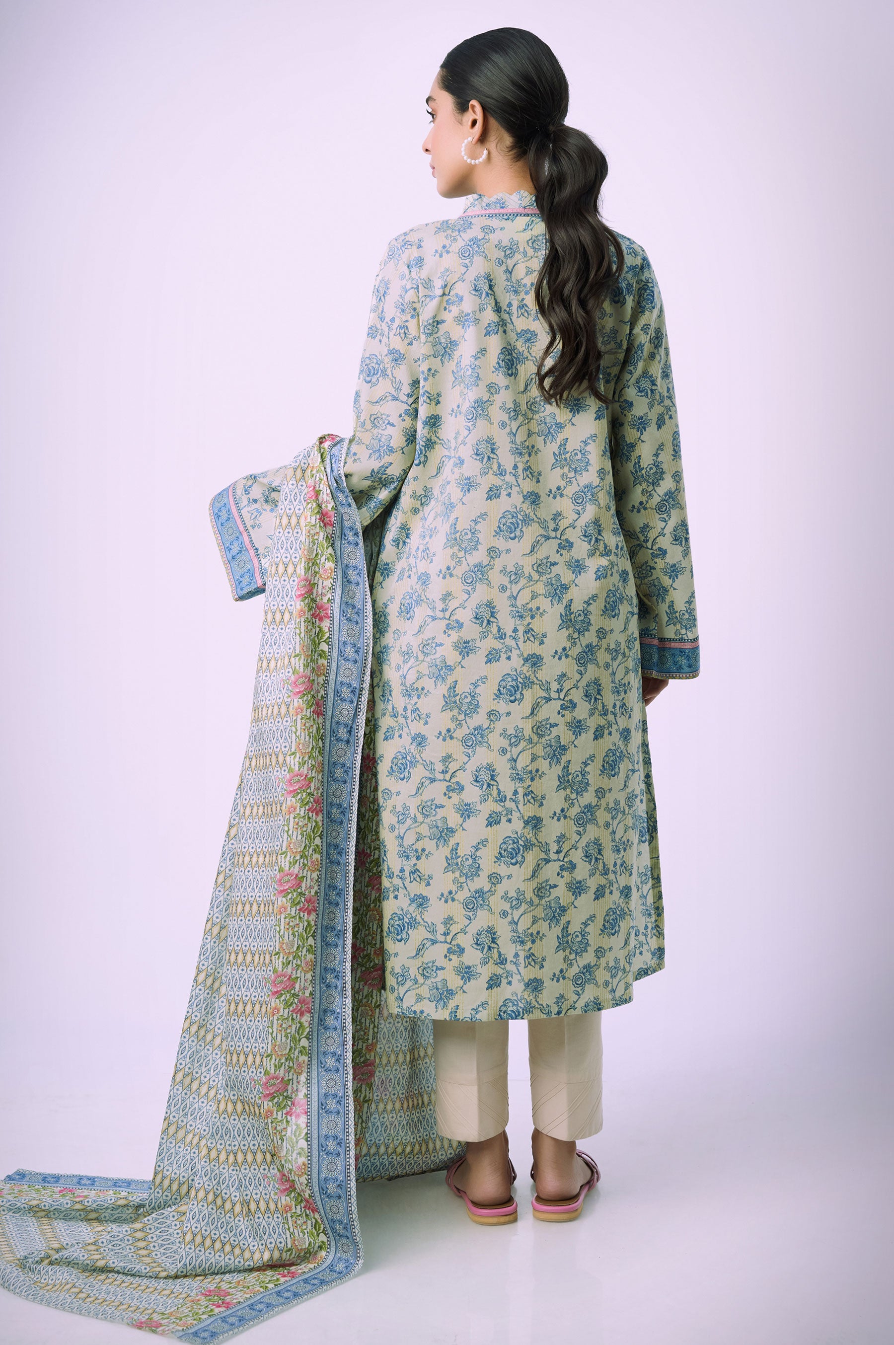 Stitched 2 Piece Printed Lawn Suit