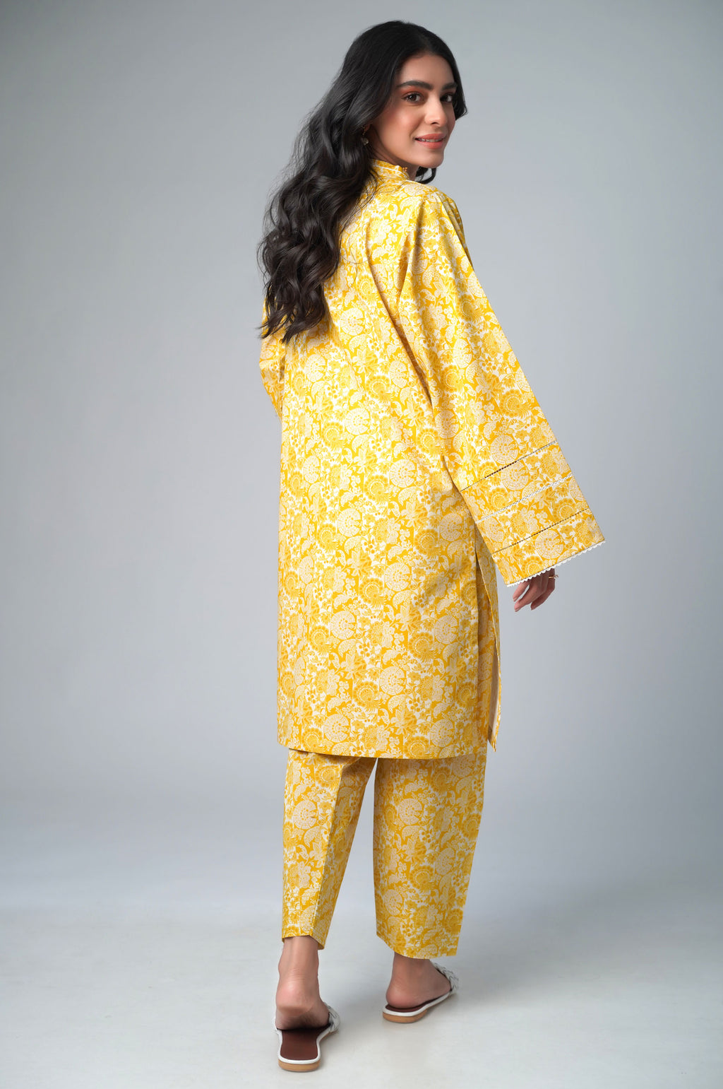 Unstitched 2 Piece Printed Lawn Suit