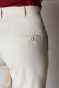 Straight Fit Formal Pants - Beige